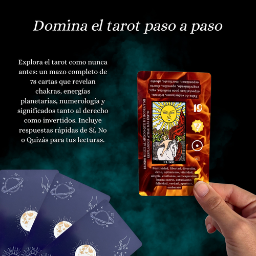 Tarot en Español - 78 Cartas para Principiantes y Profesionales