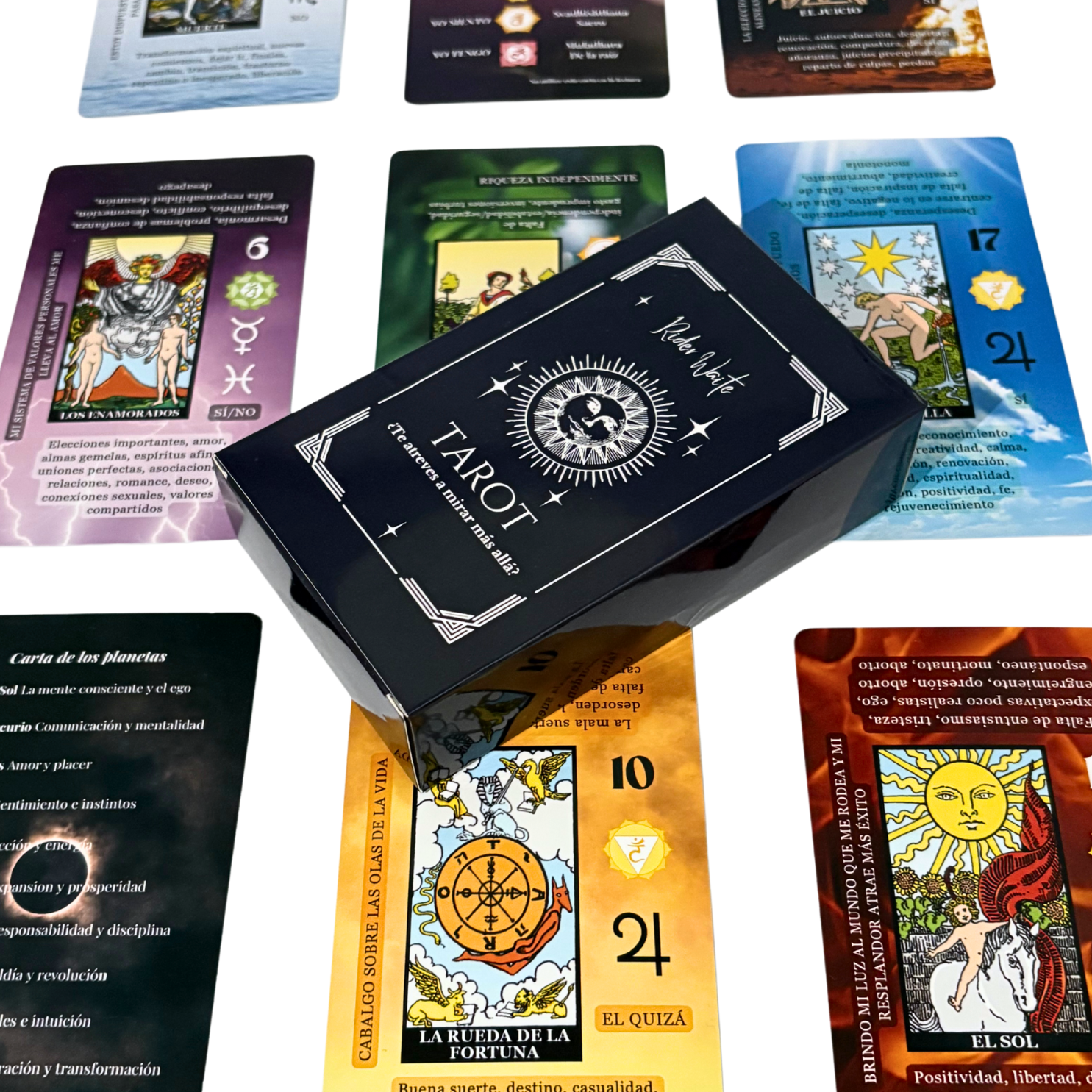 Tarot en Español - 78 Cartas para Principiantes y Profesionales